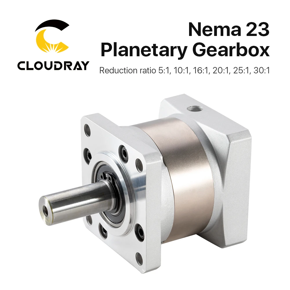 Cloudray Short Style Nema 23 планетарный редуктор двигателя с передаточным числом 5:1 10:1 16:1 20:1 25:1 30:1 8 мм вход
Cloudray Short Style Nema 23 планетарный редуктор двигателя с передаточным числом 5:1 10:1 16:1 20:1 25:1 30:1 8 мм вход