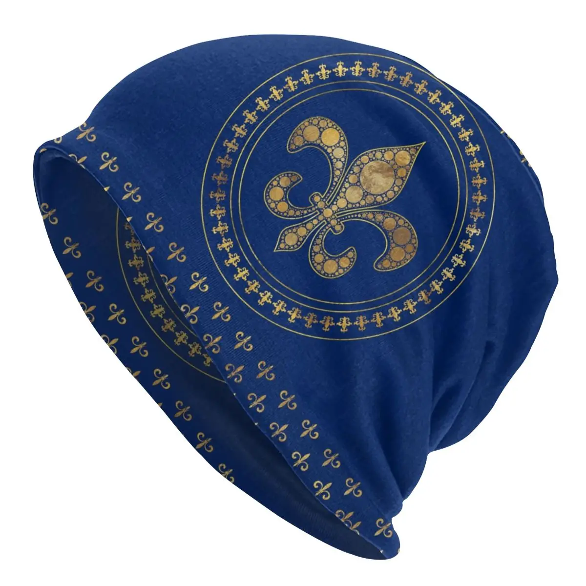 Fleur De Lys Gold And Royal Blue Bonnet Homme Knitting Hat For Women Men Autumn Winter Warm Lily Flower Beanies Cap
Fleur De Lys Gold And Royal Blue Bonnet Homme Knitting Hat For Women Men Autumn Winter Warm Lily Flower Beanies Cap