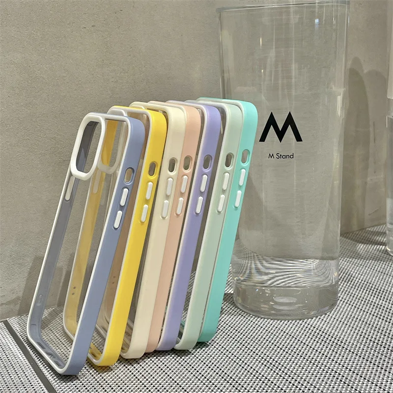 Simple Transparent Solid Color Phone Case For IPhone11 12 13 Pro Xs Max 7 8 Plus X Xr 12 MIni Shockproof Back Cover Fundas
Simple Transparent Solid Color Phone Case For IPhone11 12 13 Pro Xs Max 7 8 Plus X Xr 12 MIni Shockproof Back Cover Fundas