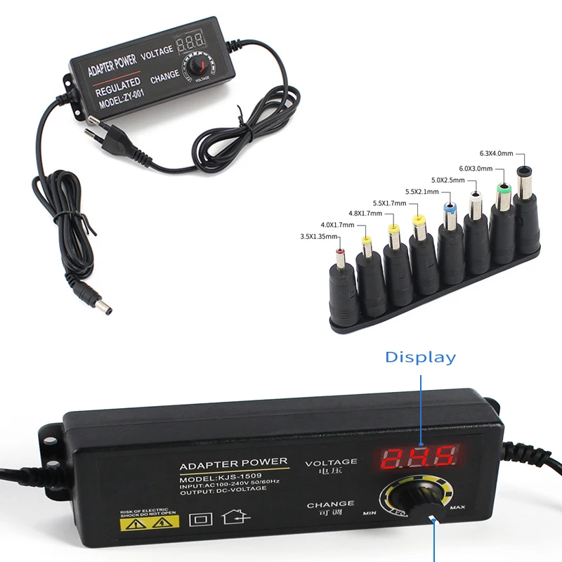 Various Voltage 3V 12V 24V 36V Adjustable AC-DC Power Supply Adapter 3V-24V-3A With Jack Adapter Plug Female For Home Appliance
Various Voltage 3V 12V 24V 36V Adjustable AC-DC Power Supply Adapter 3V-24V-3A With Jack Adapter Plug Female For Home Appliance