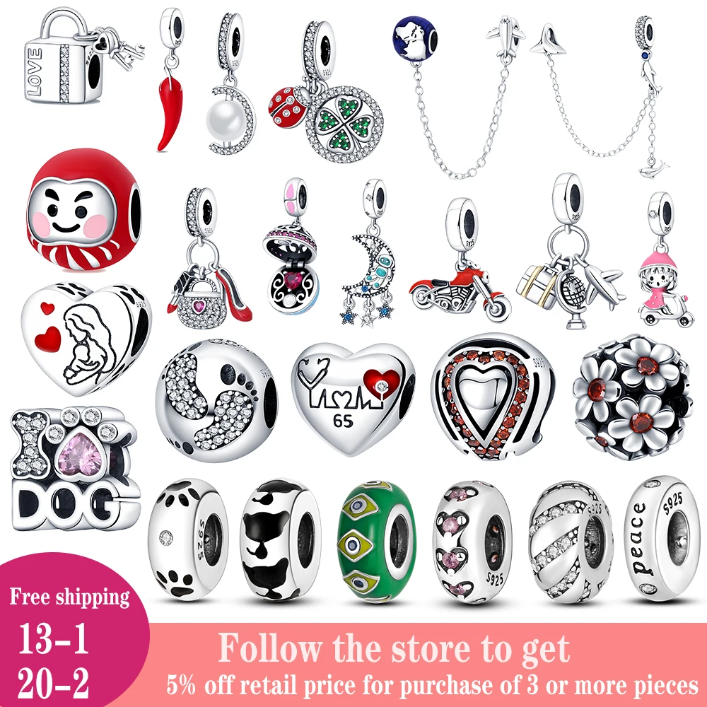 charms plata de ley 925 Sterling Silver animal Angel beads Fit Pandora 925 Original bracelet for Jewelry Making Women Diy Gift
charms plata de ley 925 Sterling Silver animal Angel beads Fit Pandora 925 Original bracelet for Jewelry Making Women Diy Gift