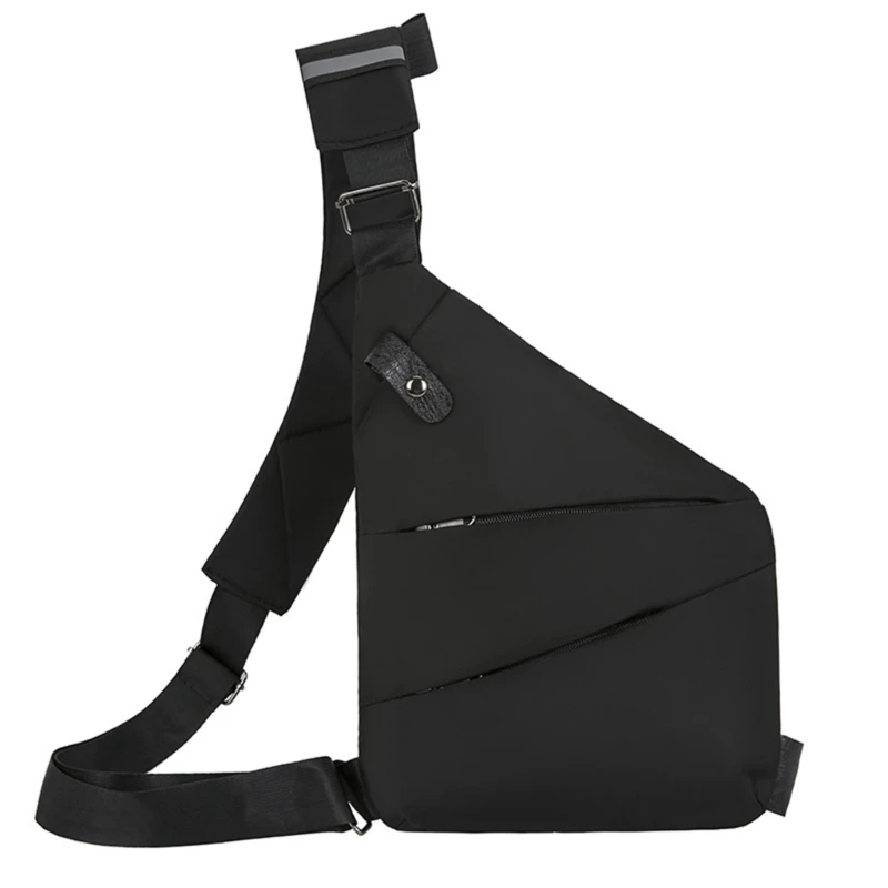 

Универсальная нейлоновая нагрудная сумка с защитой от кражи и регулируемым плечевым ремнем для пеших прогулок и повседневного