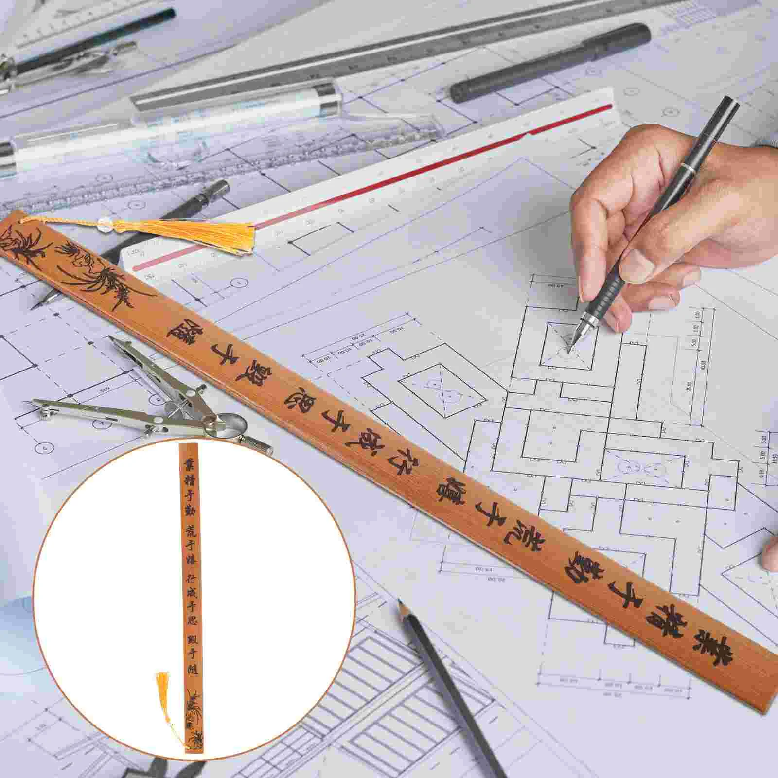 Lettering Ruler Wood Rulers Portable Kids Straight Edges Novelty Office Measuring Scale Student Supply
Lettering Ruler Wood Rulers Portable Kids Straight Edges Novelty Office Measuring Scale Student Supply