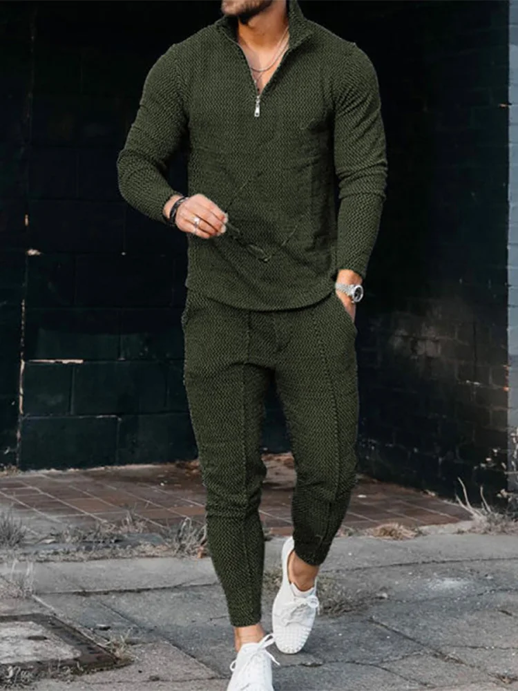 Male Slim Fit Solid Tracksuit Suits 2022 Lapel Long Sleeve Shirt Tops+Long Sports Pants Two Piece Set New Summer Sportwears Suit
Male Slim Fit Solid Tracksuit Suits 2022 Lapel Long Sleeve Shirt Tops+Long Sports Pants Two Piece Set New Summer Sportwears Suit