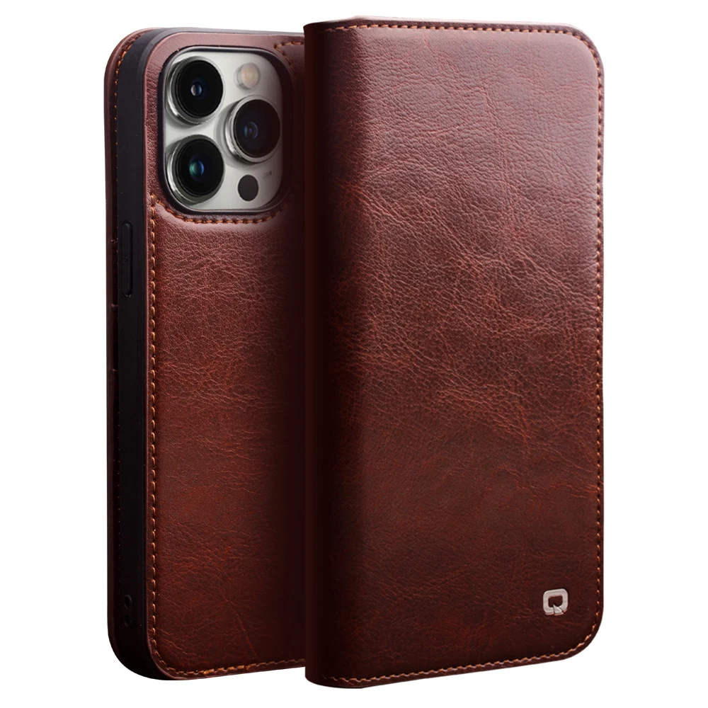 QIALINO Luxury Thin Case for iPhone 14 13 12 11 Pro Max Mini Genuine Leather Fashion Cover for XR XS Max 7 8 14 Plus Card Slot
QIALINO Luxury Thin Case for iPhone 14 13 12 11 Pro Max Mini Genuine Leather Fashion Cover for XR XS Max 7 8 14 Plus Card Slot