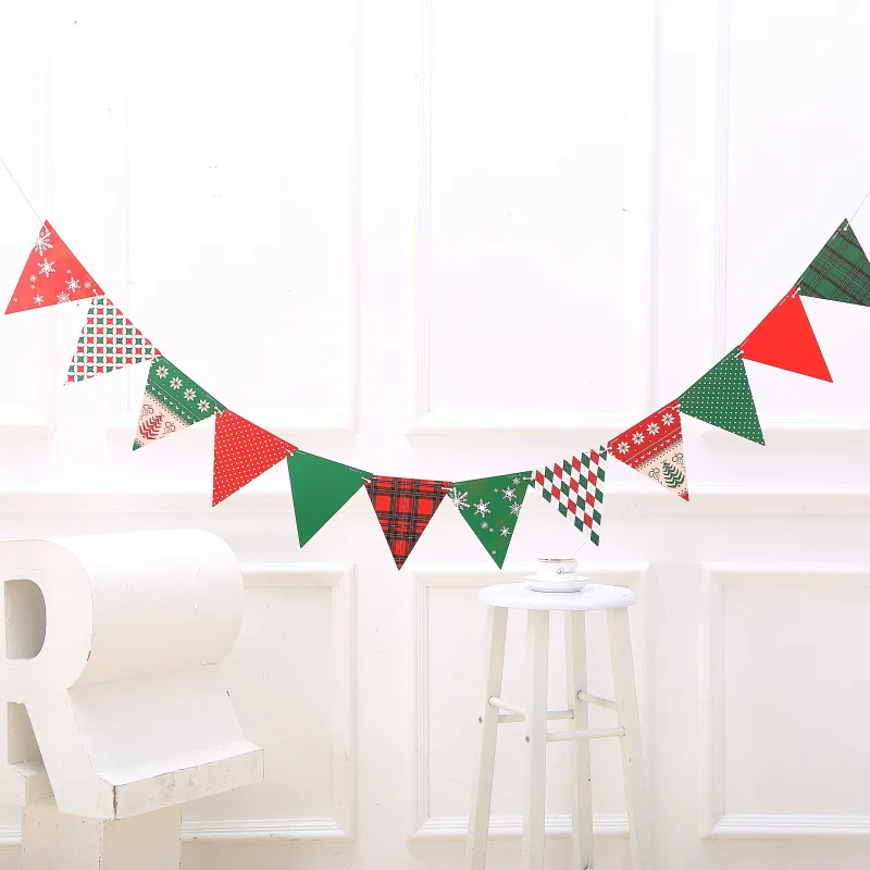 Christmas Decorations Christmas Triangle Bunting Party Home Decoration Pendant Christmas Decorations Bunting
Christmas Decorations Christmas Triangle Bunting Party Home Decoration Pendant Christmas Decorations Bunting