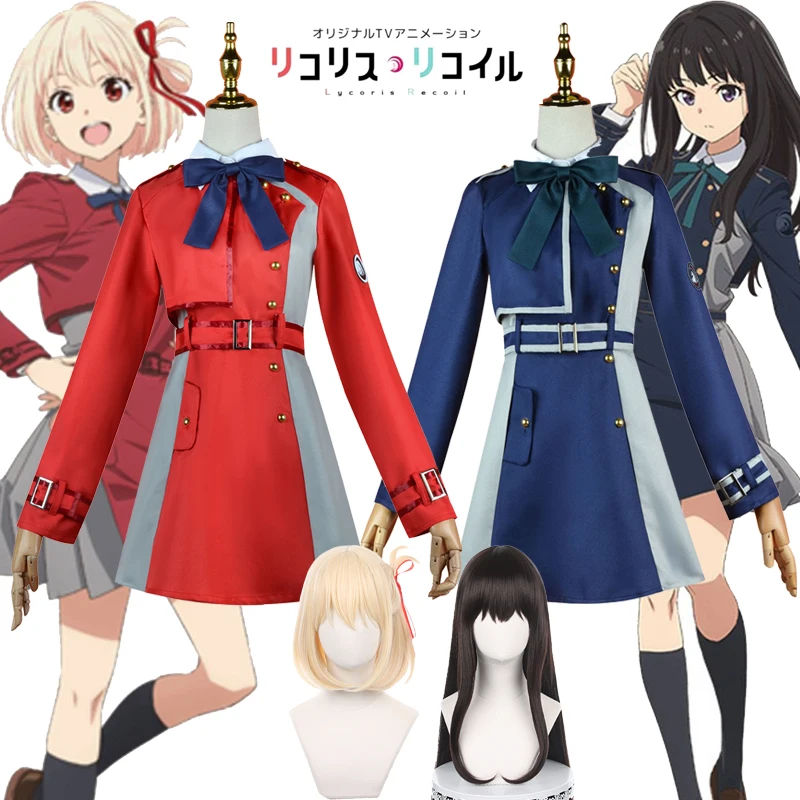 Костюм для косплея Lycoris Recoil Inoue Takina nishikier Chisato из аниме костюм для косплея JK Униформа парик Аниме Косплей Хэллоуин костюм для женщин
Костюм для косплея Lycoris Recoil Inoue Takina nishikier Chisato из аниме костюм для косплея JK Униформа парик Аниме Косплей Хэллоуин костюм для женщин