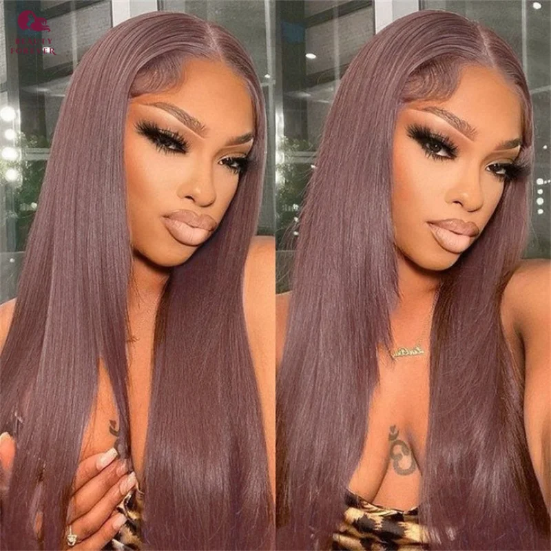 Beauty Forever Chocolate Brown Lace Front Wig Silky Straight Natural Hairline Highlight Brown Brazilian Glueless Lace Wig
Beauty Forever Chocolate Brown Lace Front Wig Silky Straight Natural Hairline Highlight Brown Brazilian Glueless Lace Wig