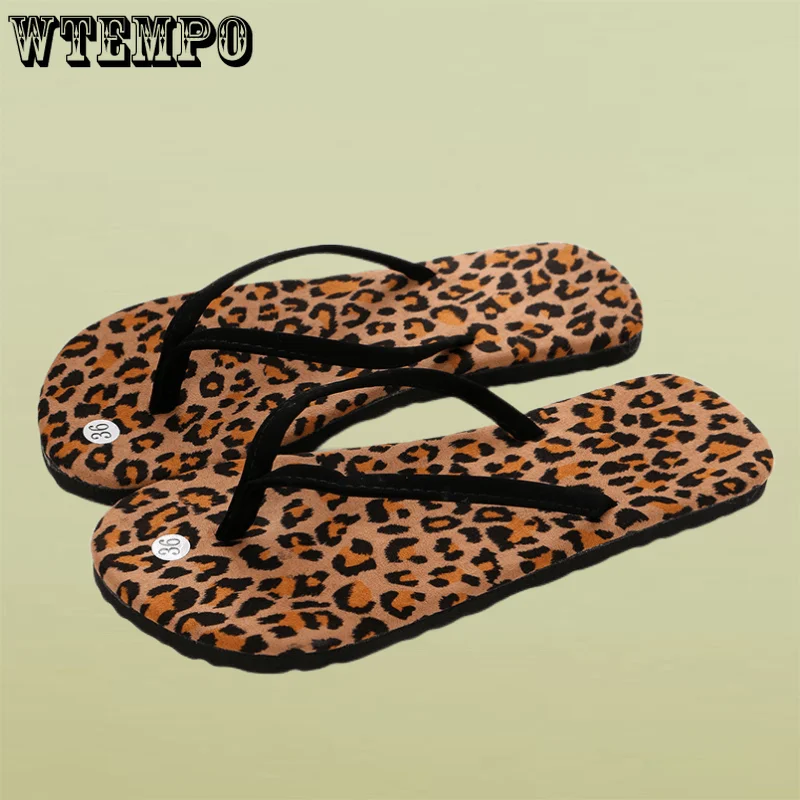WTEMPO women indoor outdoor Rubber Sandals Leopard Slippers Men Ladies Shoes Flat Slides Beach Flip-Flops Wholesale Dropshipping
WTEMPO women indoor outdoor Rubber Sandals Leopard Slippers Men Ladies Shoes Flat Slides Beach Flip-Flops Wholesale Dropshipping