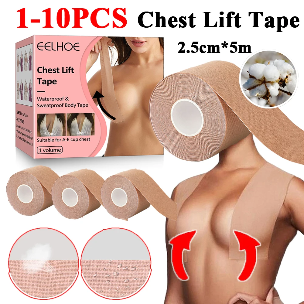 1-10PCS 5m Invisible Breast Lift Tape Breathable Grade Women Chest Stickers Waterproof Sweatproof Lifting Tape Nipple Sticker
1-10PCS 5m Invisible Breast Lift Tape Breathable Grade Women Chest Stickers Waterproof Sweatproof Lifting Tape Nipple Sticker