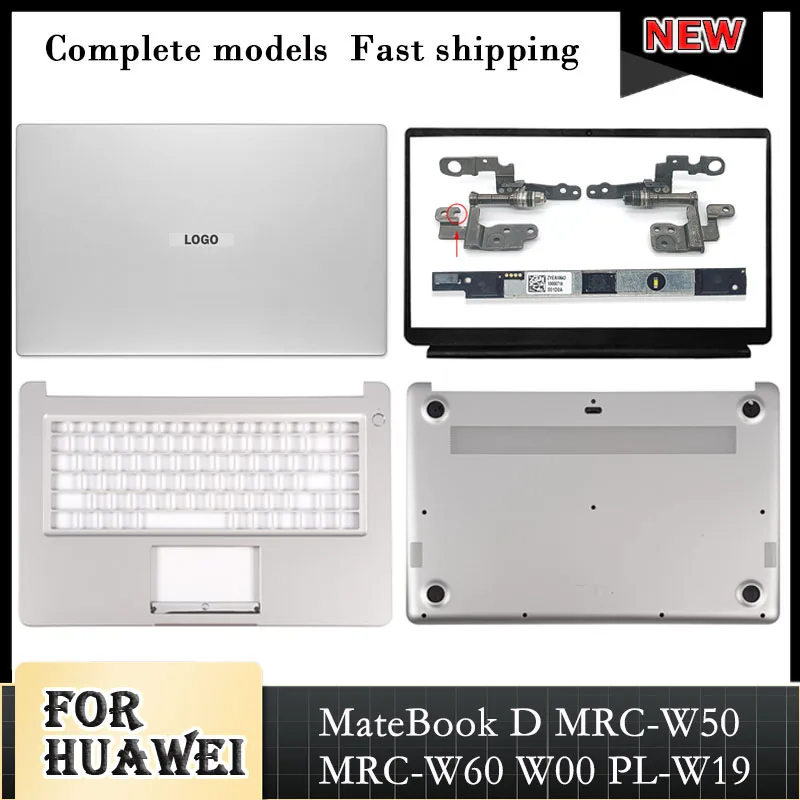 For HUAWEI MateBook D MRC-W50 MRC-W60 W00 PL-W19 Laptop NEW Original LCD Back Cover Front Bezel Palmrest Cover Bottom Case 15.6"
For HUAWEI MateBook D MRC-W50 MRC-W60 W00 PL-W19 Laptop NEW Original LCD Back Cover Front Bezel Palmrest Cover Bottom Case 15.6"