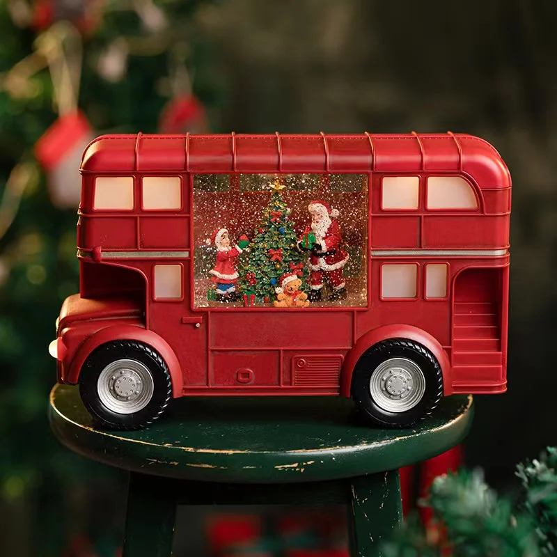 Christmas Car Bus Toy Decorations Scene Layout Music Box Floating Snowflakes Children Gift Decoration Old Man
Christmas Car Bus Toy Decorations Scene Layout Music Box Floating Snowflakes Children Gift Decoration Old Man