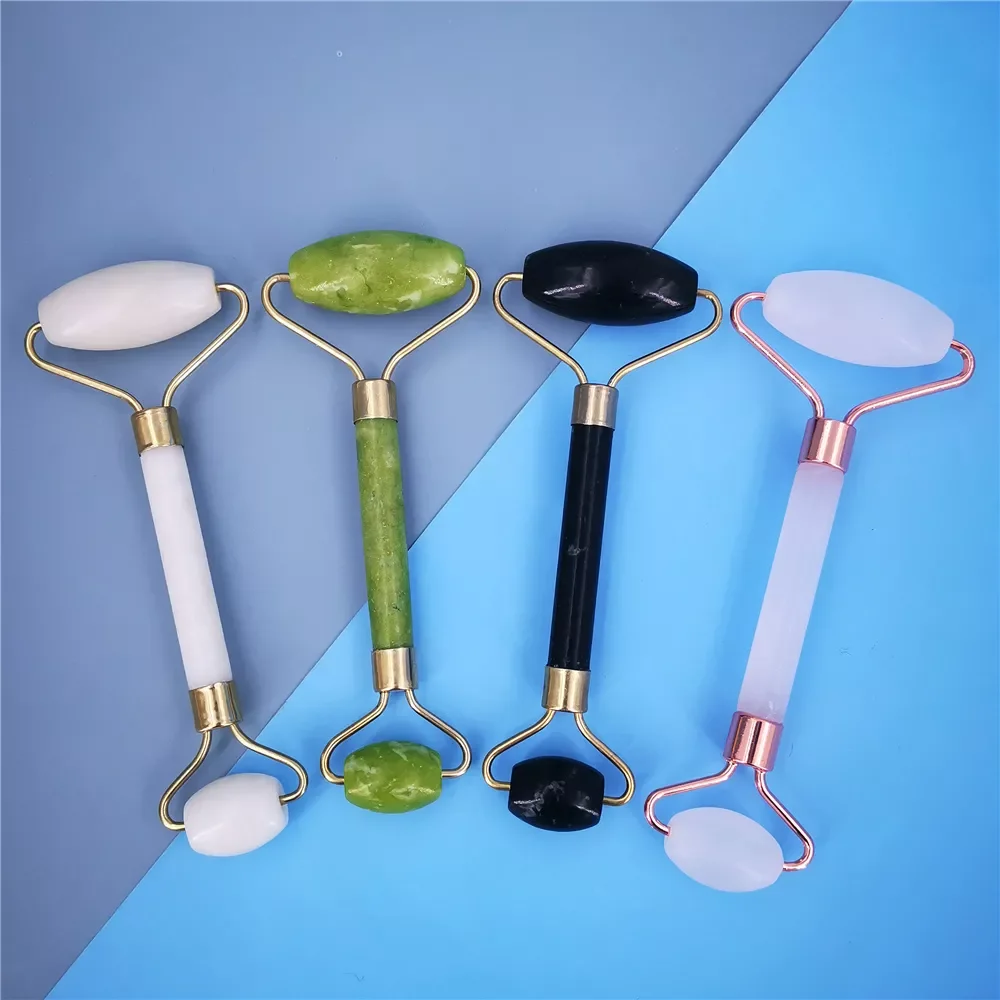 Green Pink Jade Roller Massager For Face Natural Stone Slimming Lift Massage Facial Tools For Chin Neck Beauty Skin Care Tools
Green Pink Jade Roller Massager For Face Natural Stone Slimming Lift Massage Facial Tools For Chin Neck Beauty Skin Care Tools
