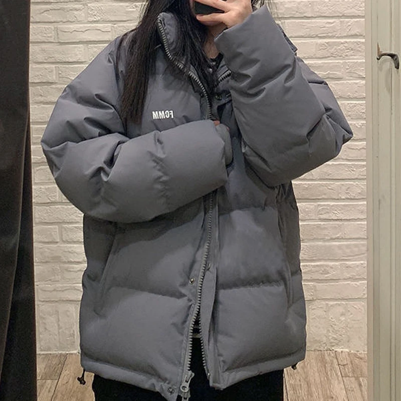 Trendy Basic Pure Cotton Down Padded Jacket for Female Women Winter Popular Soft Thick Leisure Stand Collar Outerwear Parkas New
Trendy Basic Pure Cotton Down Padded Jacket for Female Women Winter Popular Soft Thick Leisure Stand Collar Outerwear Parkas New