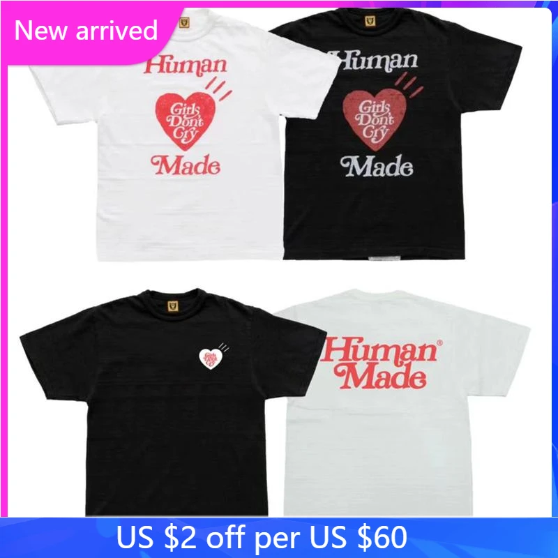 Polar Bear T Shirt High Quality Couple Slub Cotton Human Made Short Sleeved T-shirts for Men Women 
Polar Bear T Shirt High Quality Couple Slub Cotton Human Made Short Sleeved T-shirts for Men Women