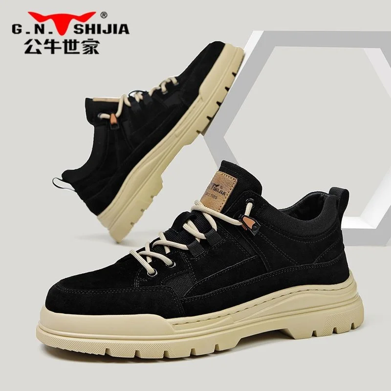 High quality Bull Aristocratic Family Workwear Shoes Men's Korean Internet Red Rising Handsome Middle Top Leather Winter Casual
High quality Bull Aristocratic Family Workwear Shoes Men's Korean Internet Red Rising Handsome Middle Top Leather Winter Casual