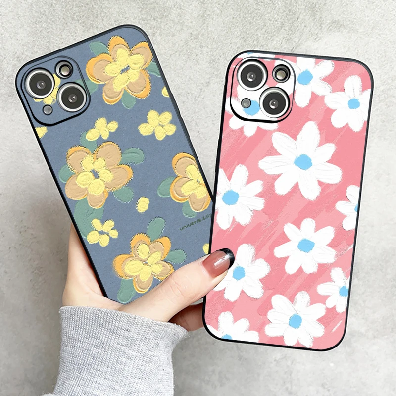 Cartoon Flowers Phone Case For Funda iPhone 11 12 13 Pro Max Mini X XR XS SE 2020 6 7 8 Plus Funda Soft Back Liquid Silicon
Cartoon Flowers Phone Case For Funda iPhone 11 12 13 Pro Max Mini X XR XS SE 2020 6 7 8 Plus Funda Soft Back Liquid Silicon