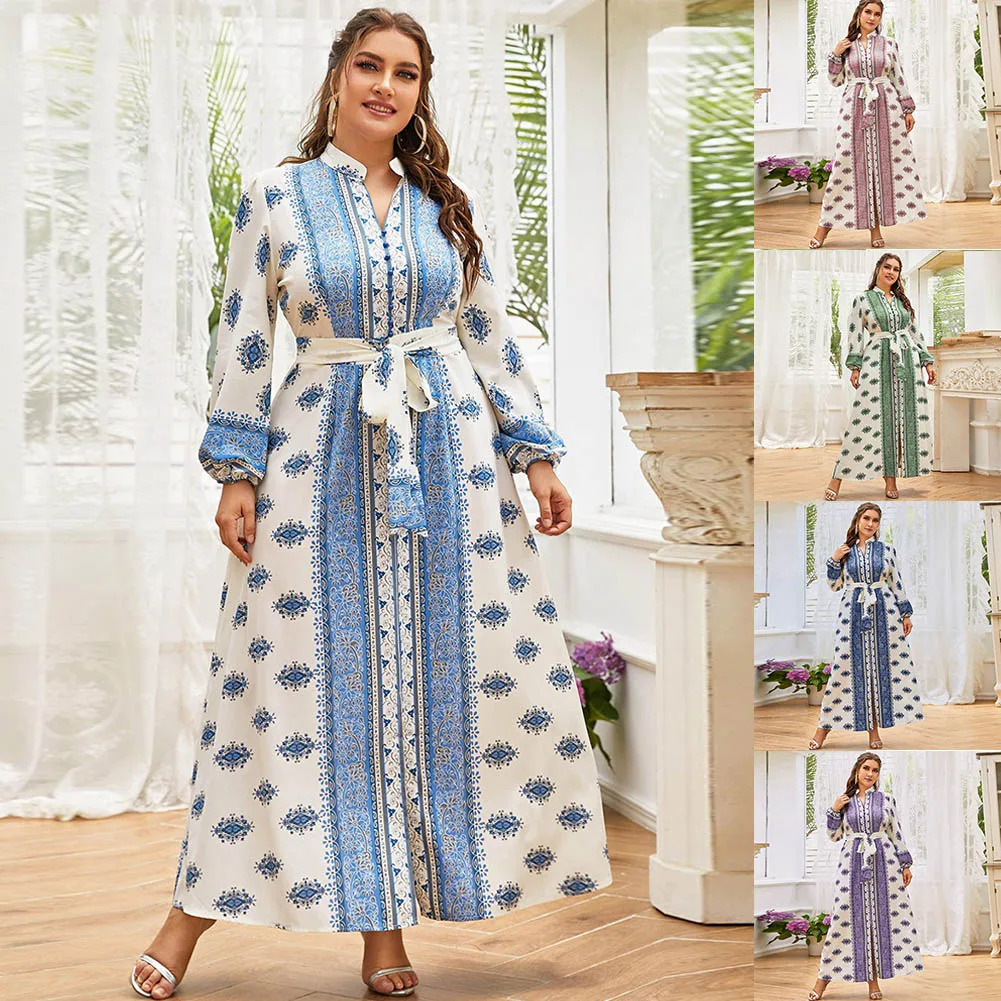 Brand New Women Plus Size Maxi Dresses Long Sleeve Muslim Party Evening Festival Clothing Soft And Comfortable
Brand New Women Plus Size Maxi Dresses Long Sleeve Muslim Party Evening Festival Clothing Soft And Comfortable