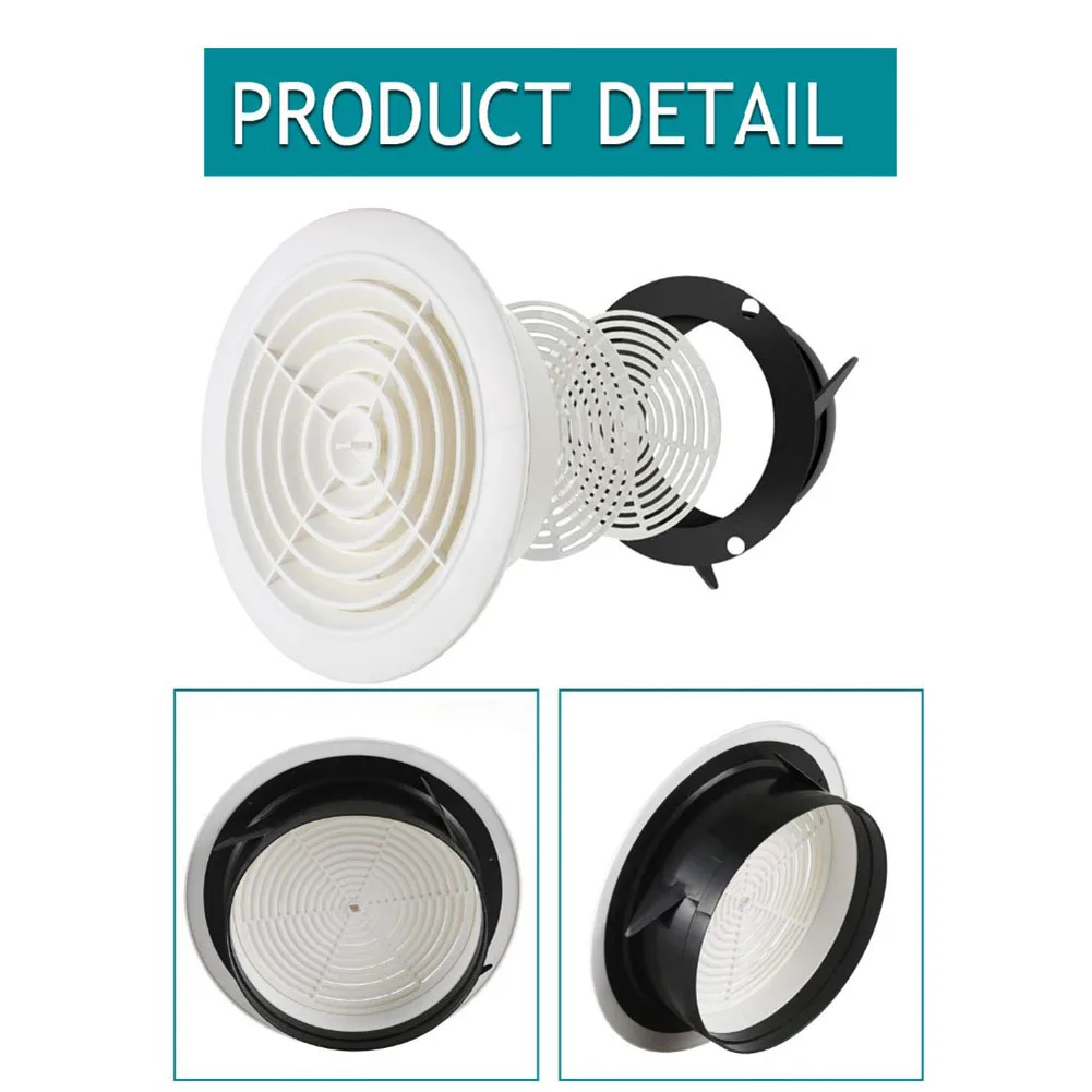 Vent Outlet Air Vent 1 Pcs Accessories Adjustable Grille Cover Louve Parts Replacement Round Ventilation Bathroom
Vent Outlet Air Vent 1 Pcs Accessories Adjustable Grille Cover Louve Parts Replacement Round Ventilation Bathroom