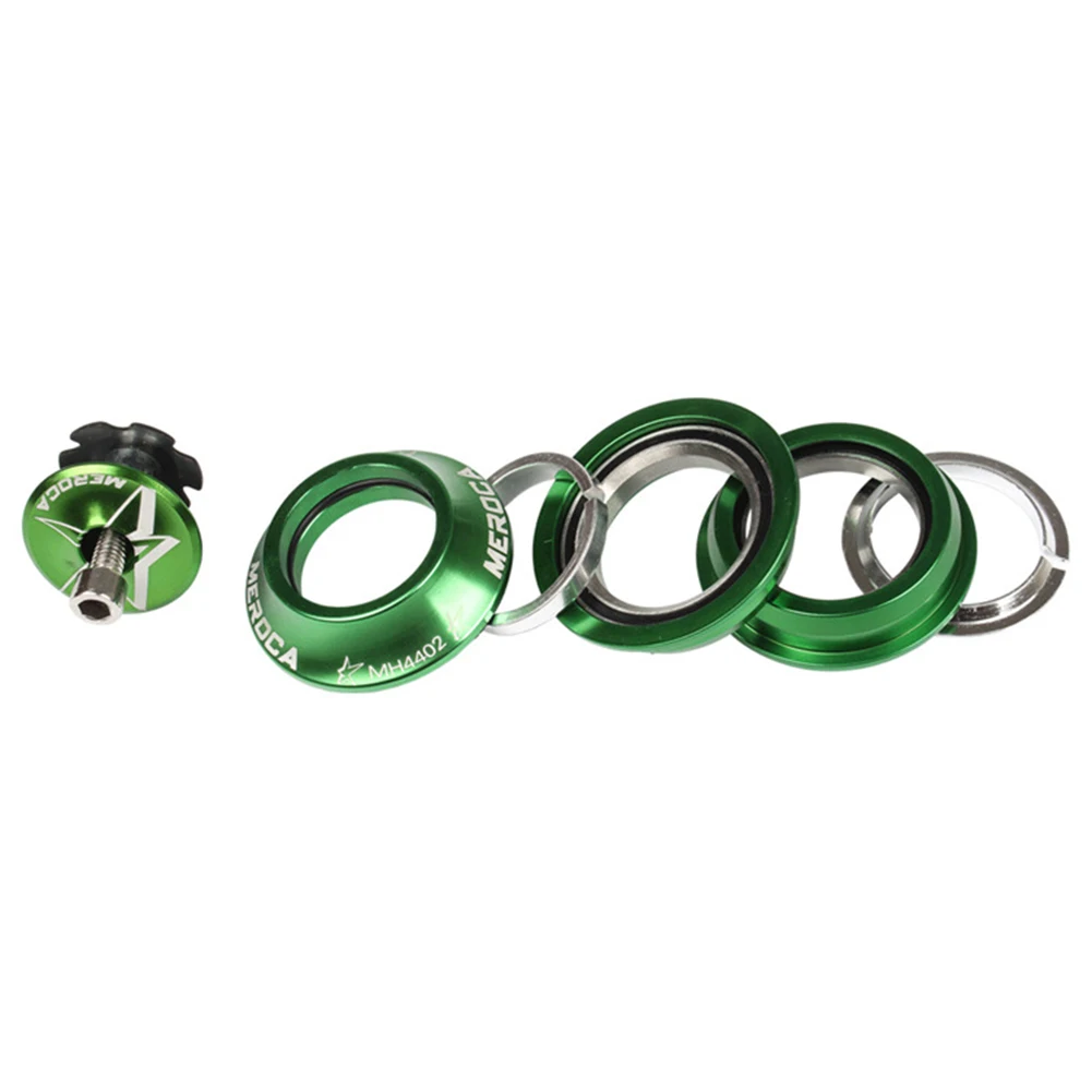 Bike Sealbearing Headset 120g 44mm 50mm OD Accessories Aluminum Alloy Black/red/gold/blue/green For 28.6MM OD Upper Tube
Bike Sealbearing Headset 120g 44mm 50mm OD Accessories Aluminum Alloy Black/red/gold/blue/green For 28.6MM OD Upper Tube