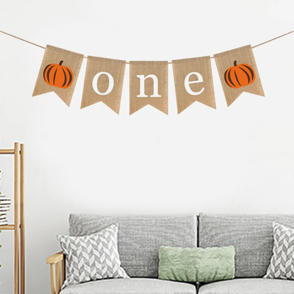 1 Pc Burlap Banner Pumpkin Patterned Hanging Garland for Kids Party Birthday Party
1 Pc Burlap Banner Pumpkin Patterned Hanging Garland for Kids Party Birthday Party
