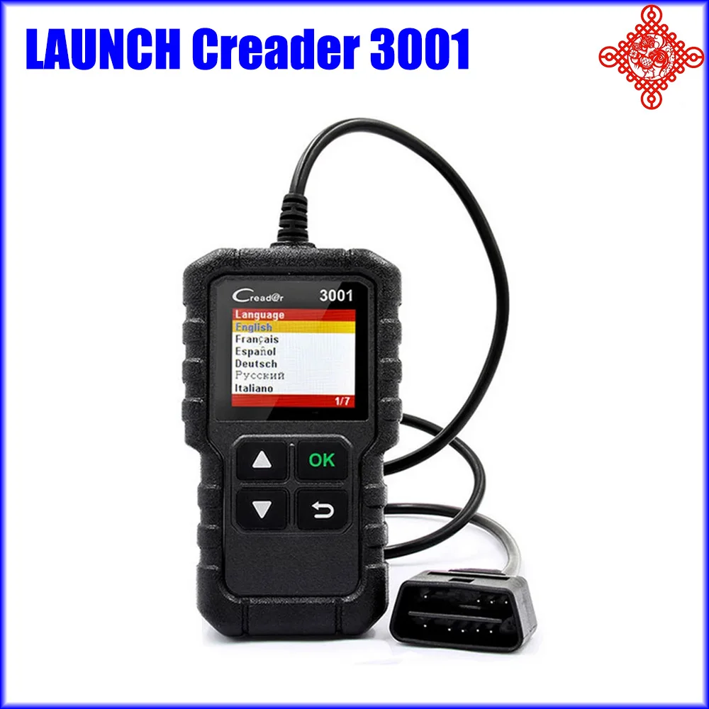 LAUNCH X431 CR3001 Professional Automotive Code Reader Scanner Check Engine Full OBD2 Diagnostic Tools PK ELM327 CR319 KW310
LAUNCH X431 CR3001 Professional Automotive Code Reader Scanner Check Engine Full OBD2 Diagnostic Tools PK ELM327 CR319 KW310