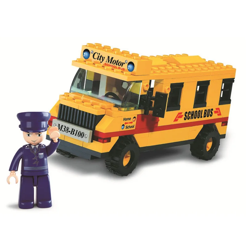 Sluban School Bus Model Building Blocks City Brick Educational Toys for Children Boys B100
Sluban School Bus Model Building Blocks City Brick Educational Toys for Children Boys B100
