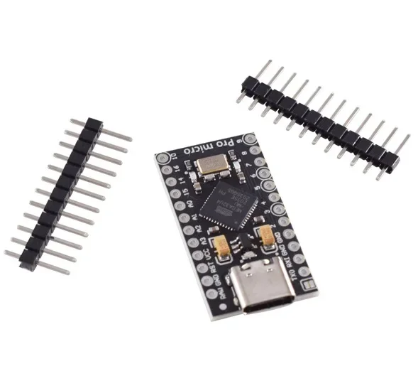 MINI USB Pro Micro для Arduino ATmega32U4, модуль 5 В/16 МГц с 2-рядным контактным разъемом для интерфейсной платы Leonardo Usb, Тип C
MINI USB Pro Micro для Arduino ATmega32U4, модуль 5 В/16 МГц с 2-рядным контактным разъемом для интерфейсной платы Leonardo Usb, Тип C