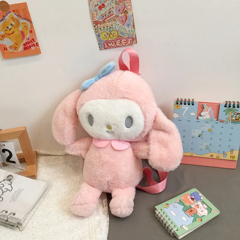 Cute My Melody Plush Doll Bag Cartoon Female Shoulder-Bag Rabbit Messenger Bag Toys Anime Backpack For Girls Gifts Pink 0A479
Cute My Melody Plush Doll Bag Cartoon Female Shoulder-Bag Rabbit Messenger Bag Toys Anime Backpack For Girls Gifts Pink 0A479