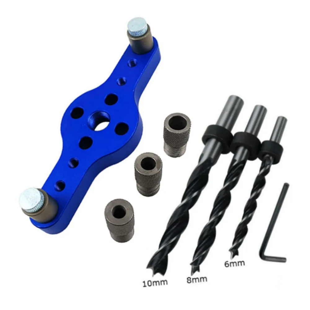 Aluminum Alloy Vertical Pocket Hole Jig Woodworking 6/8/10mm Drilling Locator Drill Guide Brand New Power Tools
Aluminum Alloy Vertical Pocket Hole Jig Woodworking 6/8/10mm Drilling Locator Drill Guide Brand New Power Tools
