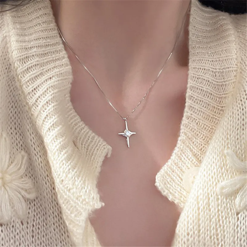 Ожерелье женское из серебра 925 пробы, с подвеской-крестом
Ожерелье женское из серебра 925 пробы, с подвеской-крестом