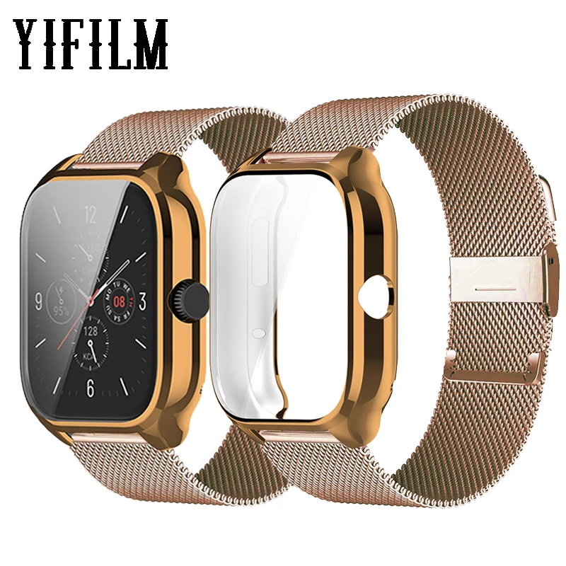 Metal Watch Strap For Amazfit GTS 4 SmartWatch Stainless Steel Bracelet For Amazfit GTS 4 Belt Case Protector Frame Wristband
Metal Watch Strap For Amazfit GTS 4 SmartWatch Stainless Steel Bracelet For Amazfit GTS 4 Belt Case Protector Frame Wristband