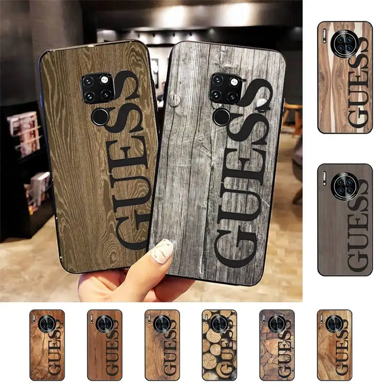 Luxury brand Guess Wood Grain Phone Case For Huawei Nova3I 3E mate20lite 20Pro 10lite Luxury funda case
Luxury brand Guess Wood Grain Phone Case For Huawei Nova3I 3E mate20lite 20Pro 10lite Luxury funda case