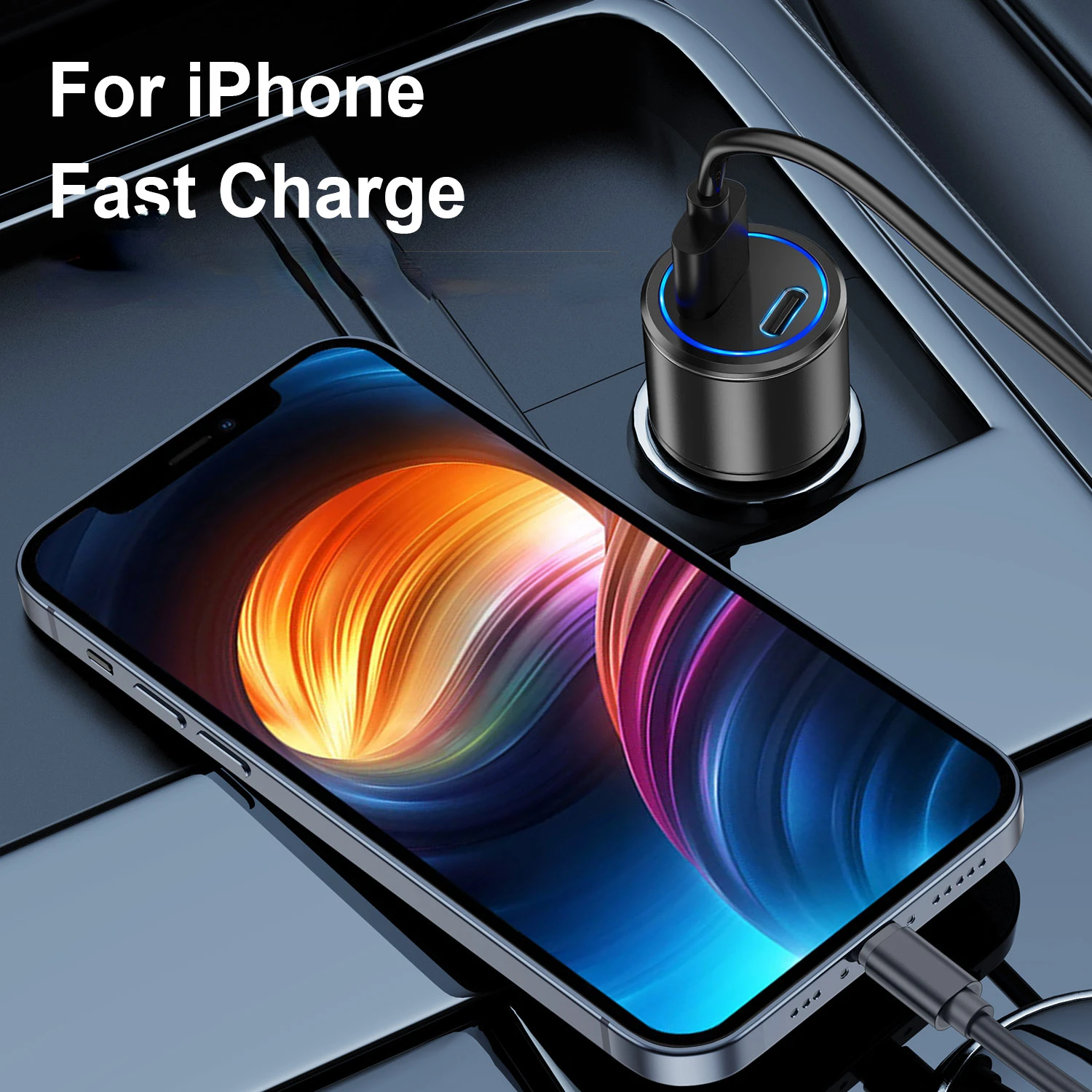 USB Car Charger For iphone 13 12 Pro Max Quick Charge PD 20W Fast Charging For Xiaomi Auto Type C QC3.0 Mobile Phone Charge 
USB Car Charger For iphone 13 12 Pro Max Quick Charge PD 20W Fast Charging For Xiaomi Auto Type C QC3.0 Mobile Phone Charge