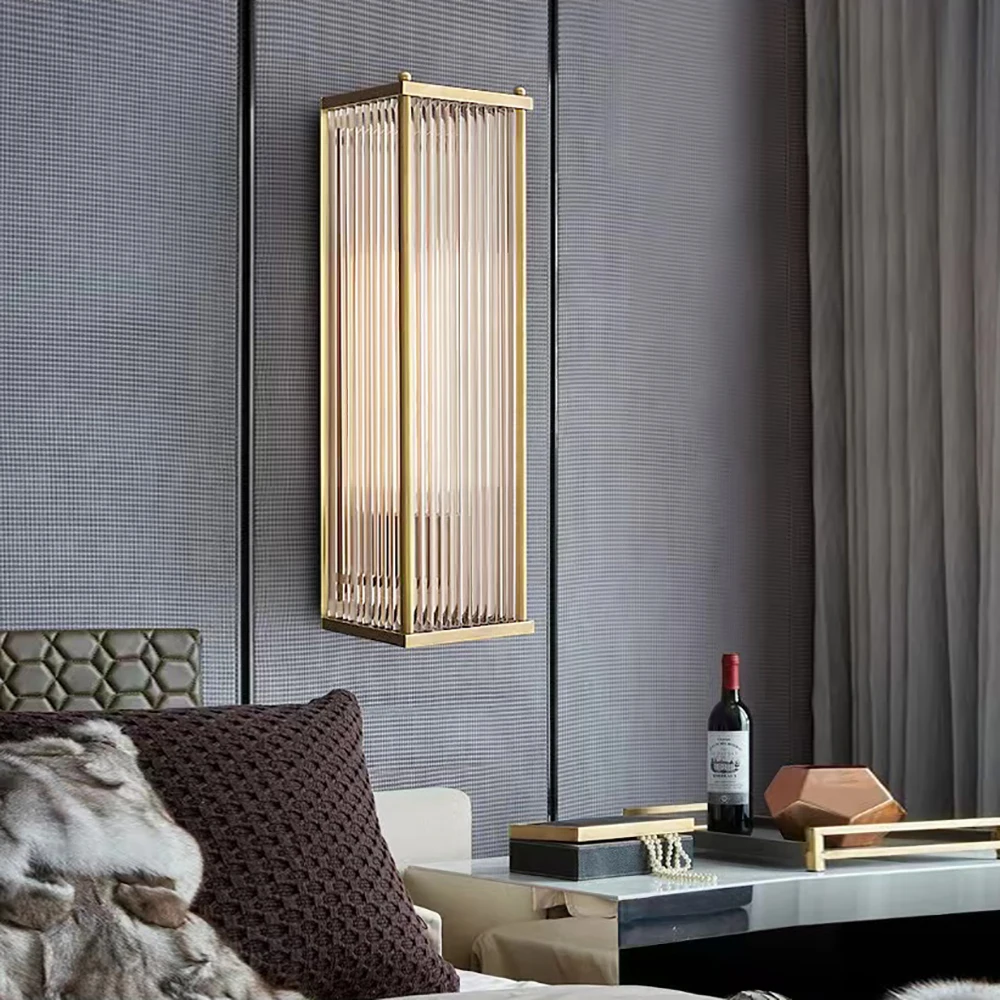 Wall Lamp American Loft LED Sliver/Gold Rectangle Luxury Interior Wall Light with Remote Control Suspension Luminairas Fixtures 
Wall Lamp American Loft LED Sliver/Gold Rectangle Luxury Interior Wall Light with Remote Control Suspension Luminairas Fixtures