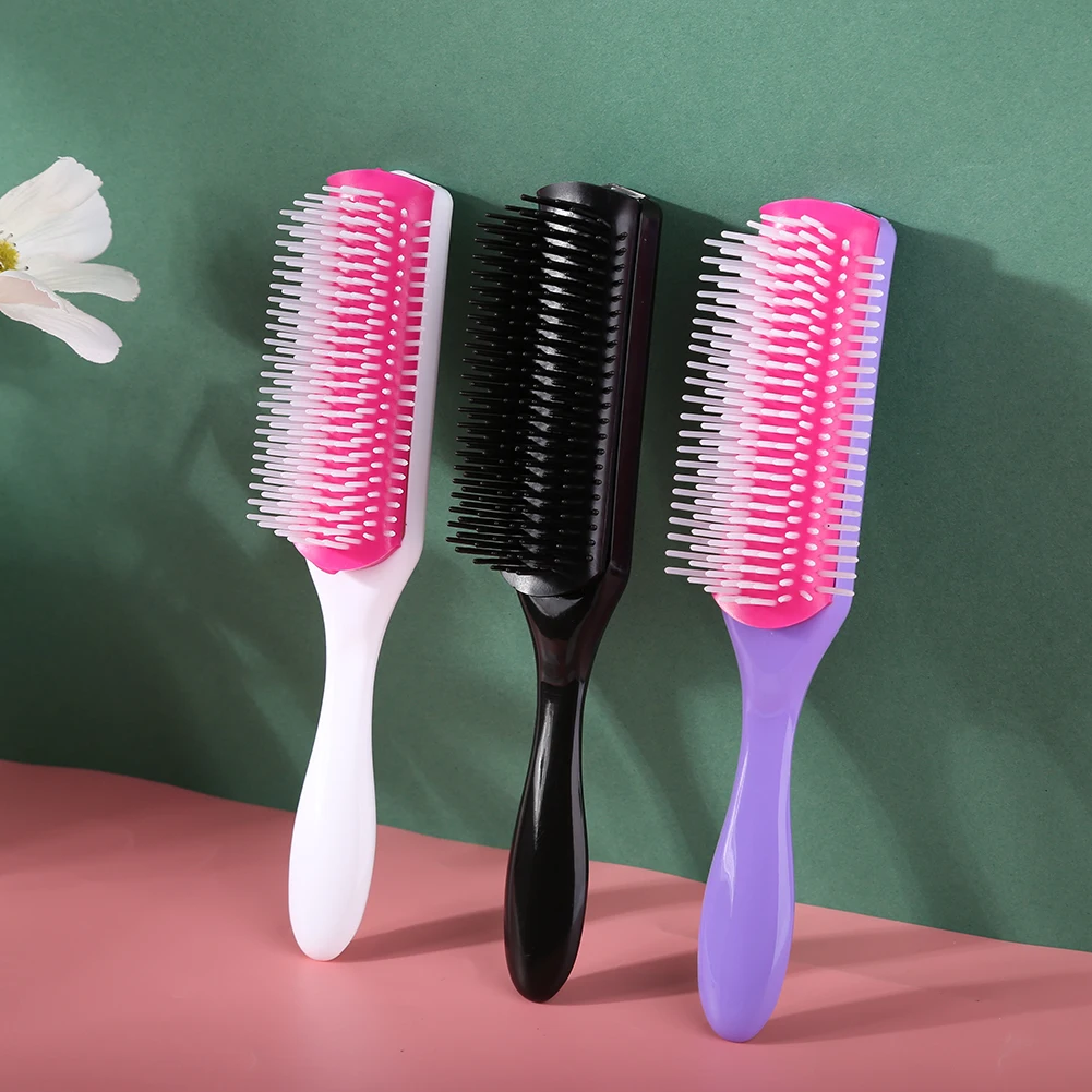 9 Rows Styling Hair Brush Straight Curly Hair Detangling Comb Scalp Massage Detachable Hairbrush for Women Men Home Barber Salon
9 Rows Styling Hair Brush Straight Curly Hair Detangling Comb Scalp Massage Detachable Hairbrush for Women Men Home Barber Salon