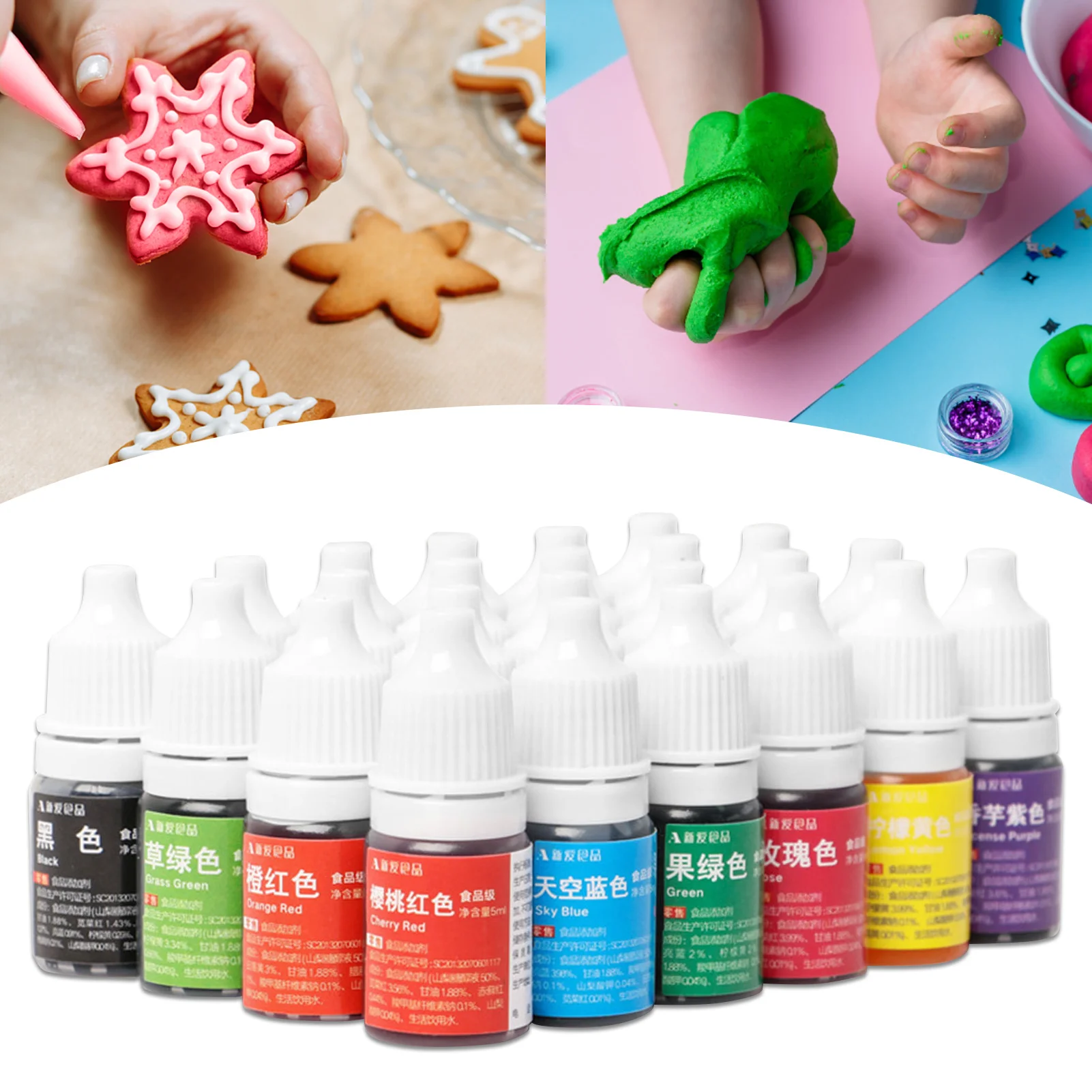 Food-grade Liquid Baking Compound Colorant Practical Food Coloring Tasteless Edible Food Dye25 Colors Vibrant Icing Colors For
Food-grade Liquid Baking Compound Colorant Practical Food Coloring Tasteless Edible Food Dye25 Colors Vibrant Icing Colors For