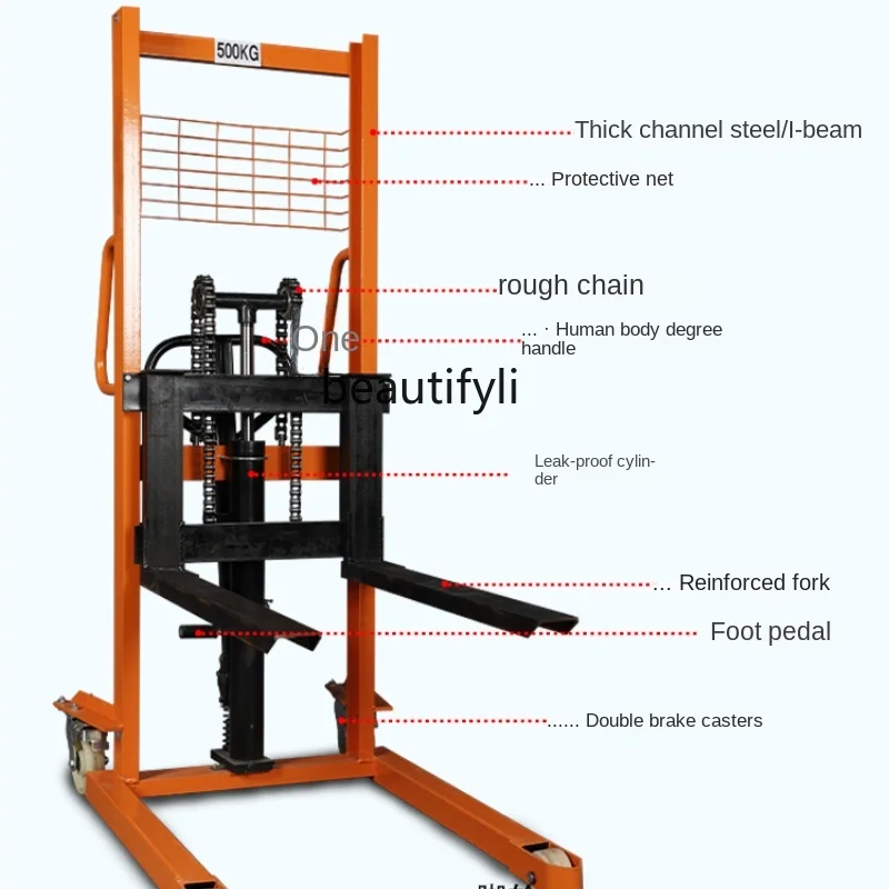 LBX 3 T Hydraulic Truck Stacker Lifting Hand Push Semi-Electric Forklift Small Forklift
LBX 3 T Hydraulic Truck Stacker Lifting Hand Push Semi-Electric Forklift Small Forklift
