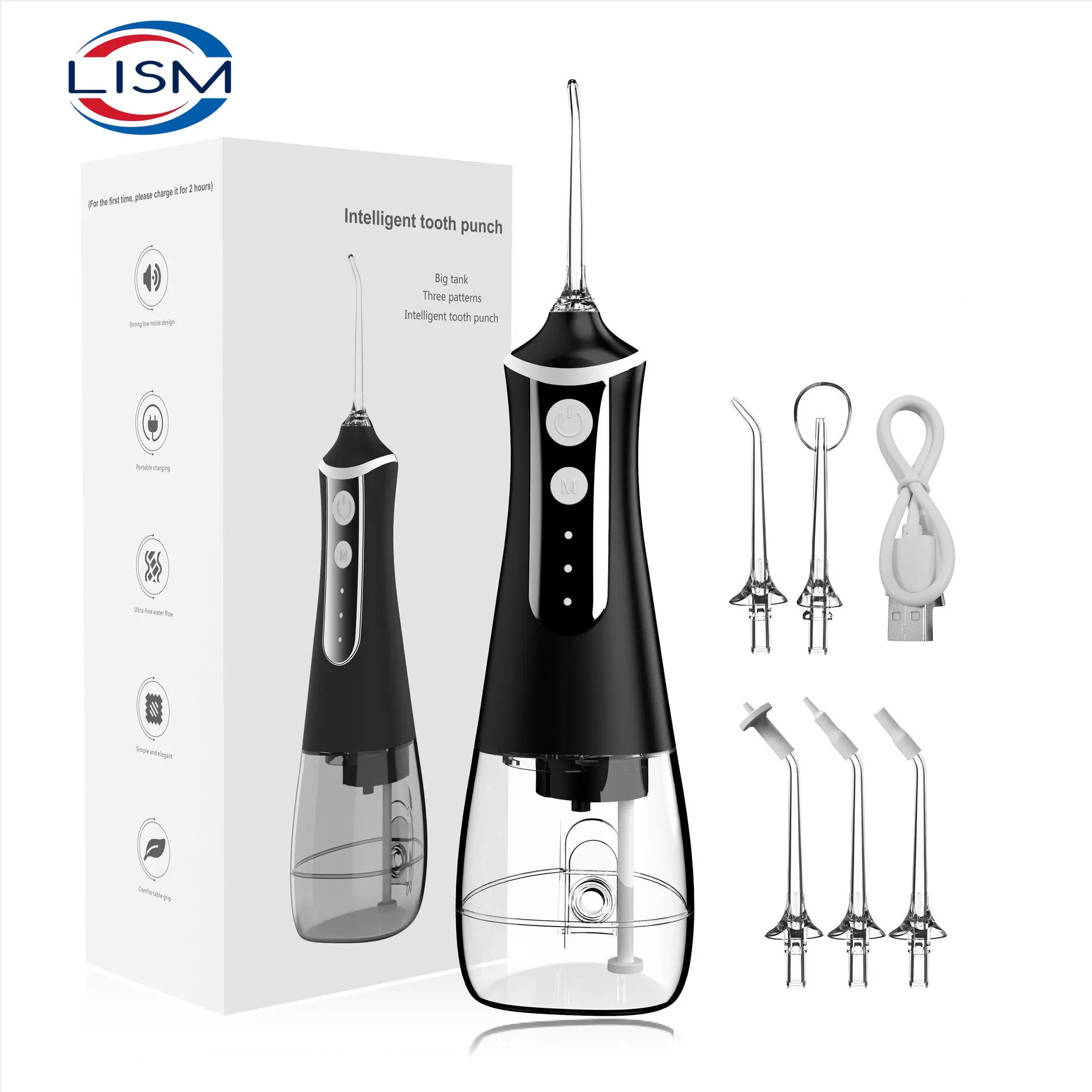 Portable Oral Irrigator Water Flosser Dental Water Jet Tools Pick Cleaning Teeth 300ML 5 Nozzles Mouth Washing Machine Floss
Portable Oral Irrigator Water Flosser Dental Water Jet Tools Pick Cleaning Teeth 300ML 5 Nozzles Mouth Washing Machine Floss