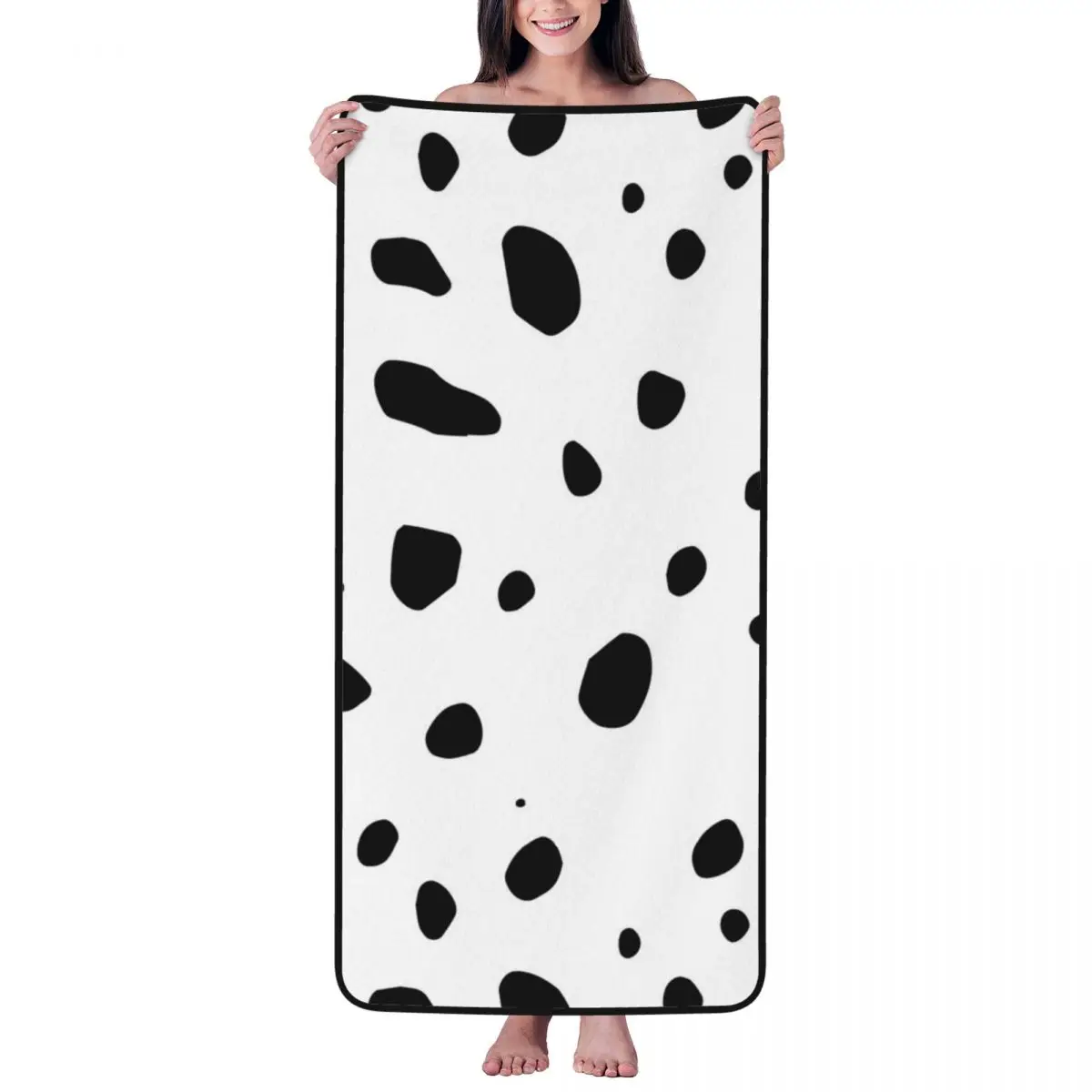 Black And White Spots Beach Towel for Adult Kids Microfiber Bath Towel Blanket for Camping Swim Pool Travel Beach Gym
Black And White Spots Beach Towel for Adult Kids Microfiber Bath Towel Blanket for Camping Swim Pool Travel Beach Gym