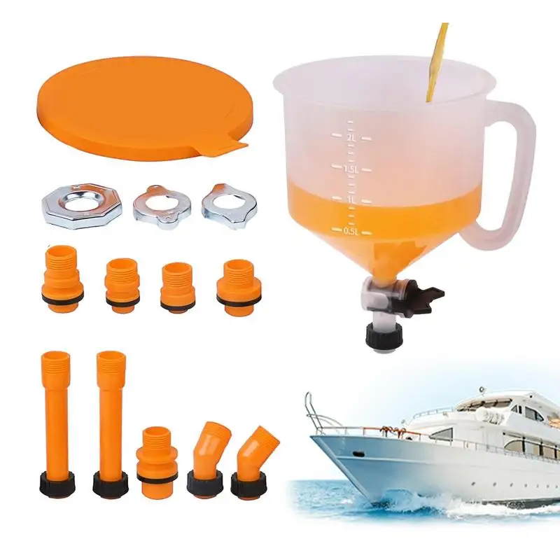 15Pcs No Sppill Coolant Funnel Kit Radiator Spill Free Funnel For automobiles Radiator Antifreeze Funnel With Valve Switch
15Pcs No Sppill Coolant Funnel Kit Radiator Spill Free Funnel For automobiles Radiator Antifreeze Funnel With Valve Switch