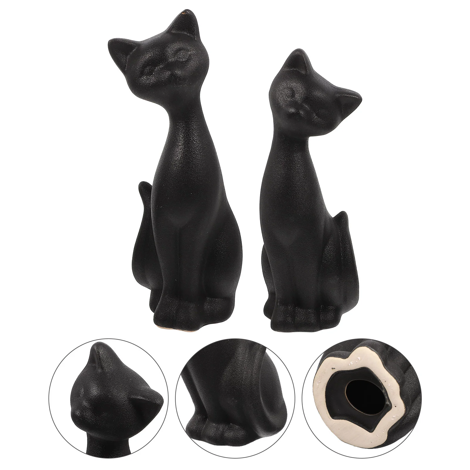 Cat Figurine Statue Ceramic Decor Figurines Black Animal Couple Kitten Car Bookshelf Sculpture Collection Mini Figures Dashboard
Cat Figurine Statue Ceramic Decor Figurines Black Animal Couple Kitten Car Bookshelf Sculpture Collection Mini Figures Dashboard