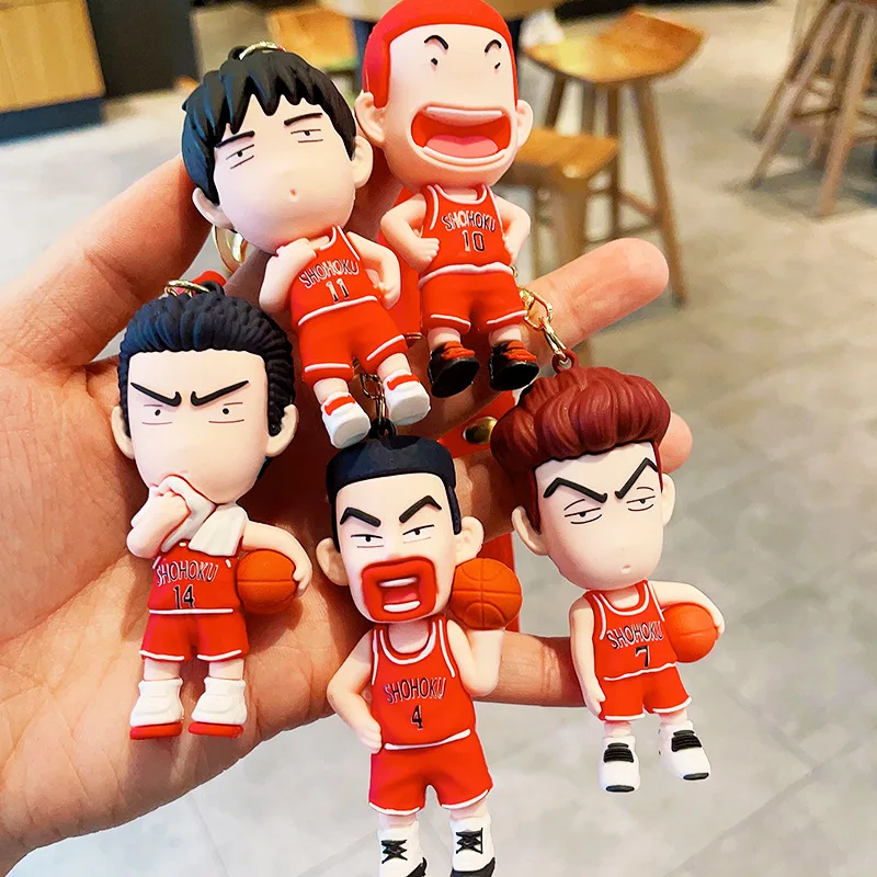 Slam Dunk Cute Doll Pendant Action Figure Sakuragi Hanamichi Kaede Rukawa Fashion Keychain Bag Keyring Pendant Birthday Gifts
Slam Dunk Cute Doll Pendant Action Figure Sakuragi Hanamichi Kaede Rukawa Fashion Keychain Bag Keyring Pendant Birthday Gifts