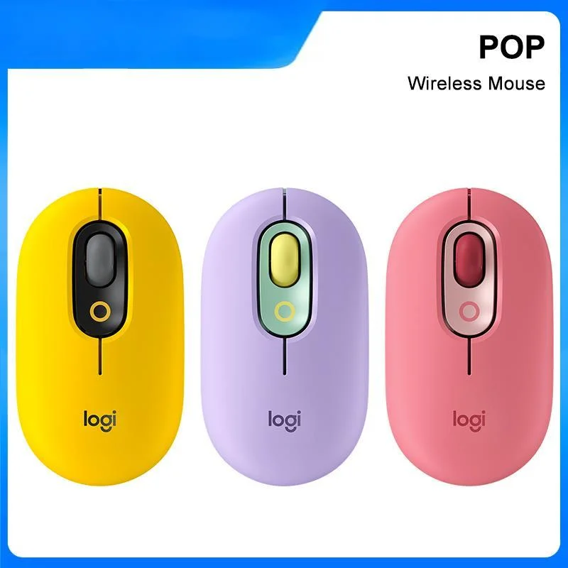 For logitech Wireless pop mouse, Bluetooth, mute mouse, high-precision optical tracking, laptop, beautiful personality, suitable
For logitech Wireless pop mouse, Bluetooth, mute mouse, high-precision optical tracking, laptop, beautiful personality, suitable
