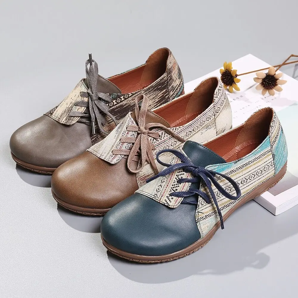 2022 New Bowknot Lace Up Women Shoes Printing Slip Resistant Casual Flat Shoes Canvas Leather Slip On Shoes Ladies Loafers
2022 New Bowknot Lace Up Women Shoes Printing Slip Resistant Casual Flat Shoes Canvas Leather Slip On Shoes Ladies Loafers