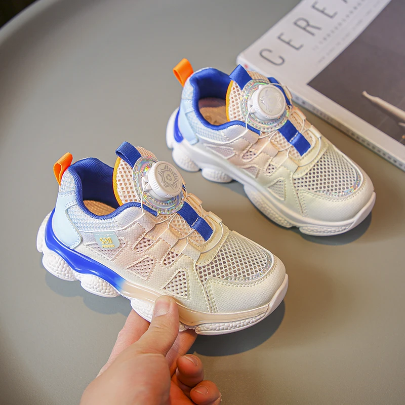 2023 Summer Kid Sneaker Shoes Boys Mesh Basketball Shoes Fashion Children Casual Shoes Comfortable Training Shoes For Children
2023 Summer Kid Sneaker Shoes Boys Mesh Basketball Shoes Fashion Children Casual Shoes Comfortable Training Shoes For Children