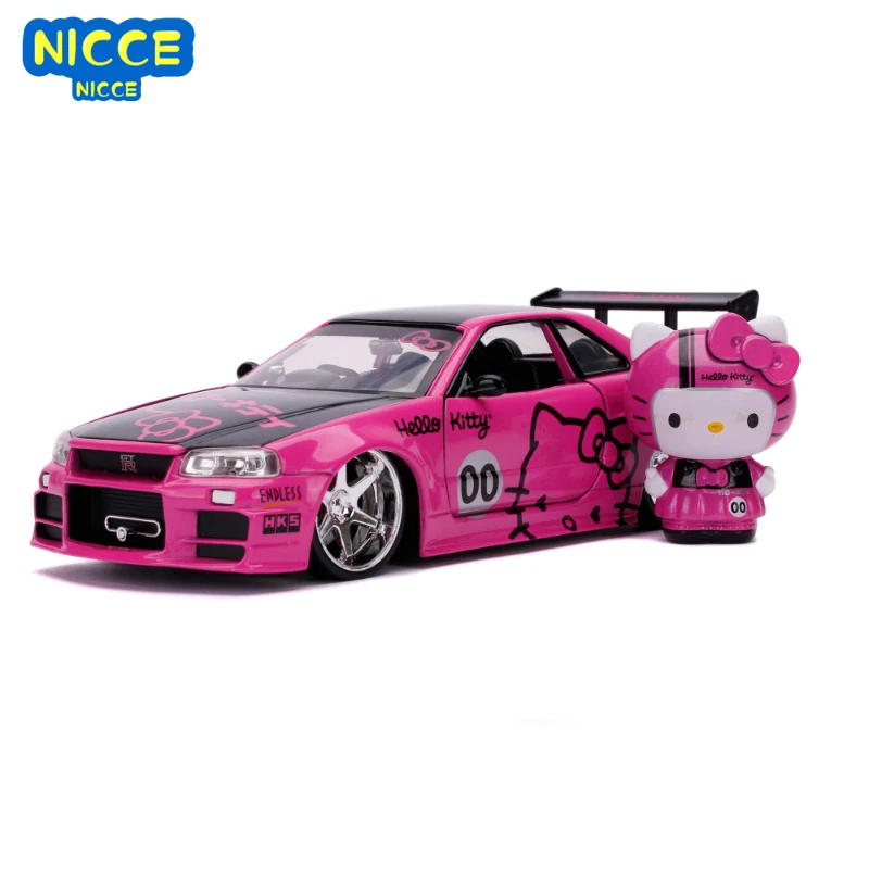 Nicce 1:24 розовый 2002 Nissan Skyline GTR литой игрушечный автомобиль, металлическая модель автомобиля, коллекционная игрушка для детей Z54 
Nicce 1:24 розовый 2002 Nissan Skyline GTR литой игрушечный автомобиль, металлическая модель автомобиля, коллекционная игрушка для детей Z54