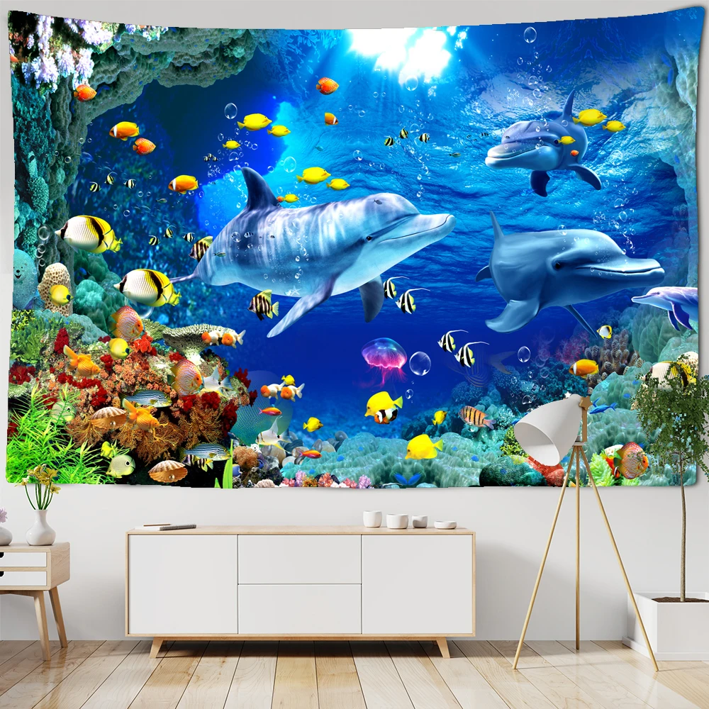 3D Printing Tapestry Psychedelic Ocean World Beautiful Fish large Tapestry Wall Hanging Marine Animal Home Decor Beach Towel
3D Printing Tapestry Psychedelic Ocean World Beautiful Fish large Tapestry Wall Hanging Marine Animal Home Decor Beach Towel