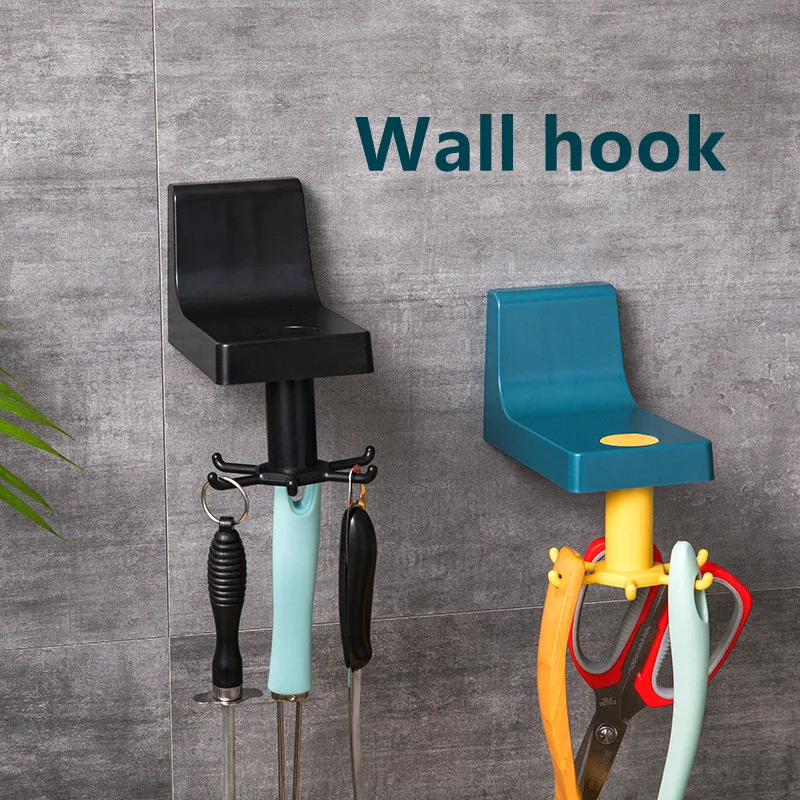 Punch-Free Kitchen Wall Storage Rack Rotating Hook Spatula Spoon Supplies Wall-Mounted Kitchen Tools Accessories
Punch-Free Kitchen Wall Storage Rack Rotating Hook Spatula Spoon Supplies Wall-Mounted Kitchen Tools Accessories