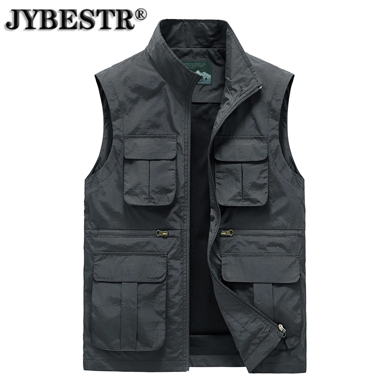 Summer Quick Drying Vest Men's Quick Drying Sleeveless Jacket Outdoor Fishing Photography Stand Collar
Summer Quick Drying Vest Men's Quick Drying Sleeveless Jacket Outdoor Fishing Photography Stand Collar